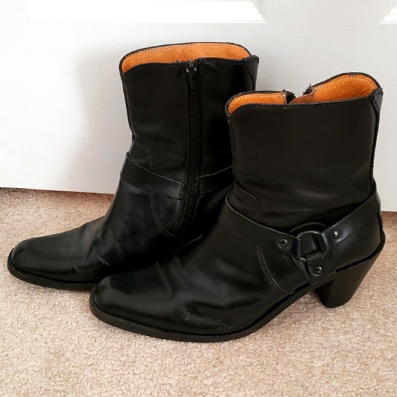 Frye Motorcycle Boots 7.5 - Picture 1 of 5